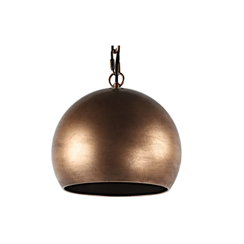 Suspension Boule Cuivre