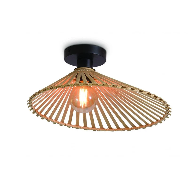 Plafonnier Rotin Bambou