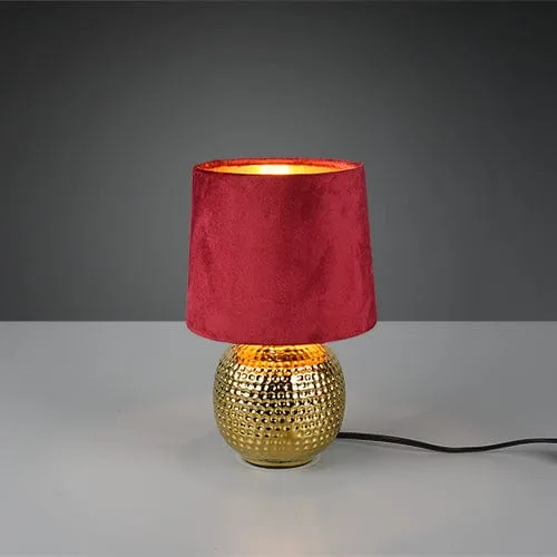 Lampe De Table Design Rouge