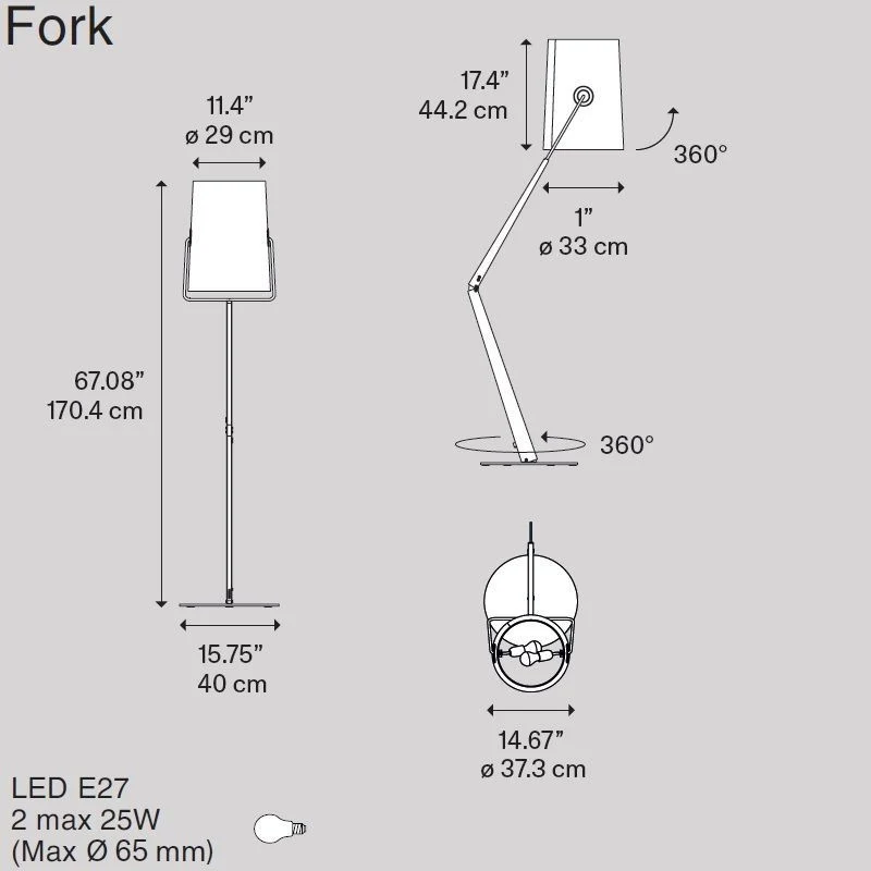 Diesel by Lodes Fork Floor Lamp