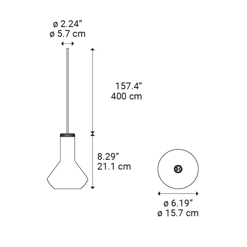 Diesel by Lodes Flask Pendant Lamp