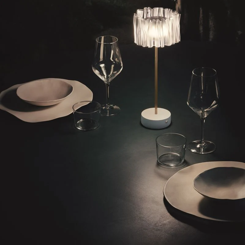 Slamp Accordéon Battery Portable Table Lamp
