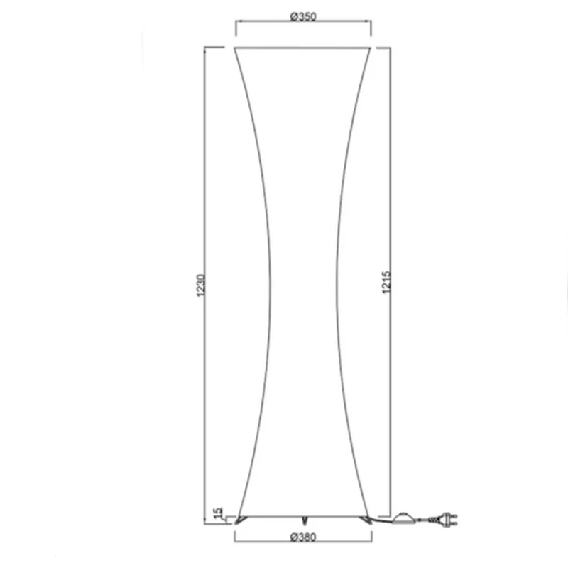 Lampadaire Gris Clair