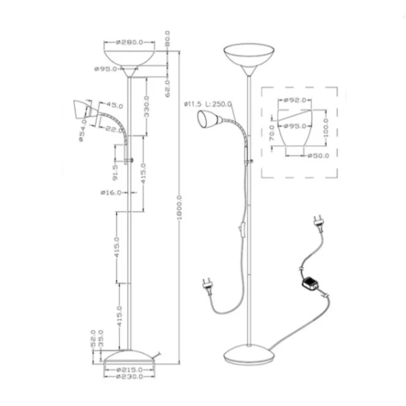 Lampadaire Chambre