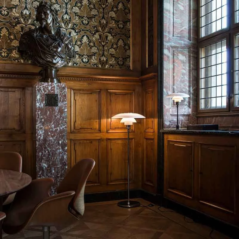 Louis Poulsen PH 4½-3½ Glass Floor Lamp