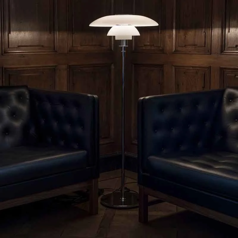 Louis Poulsen PH 4½-3½ Glass Floor Lamp