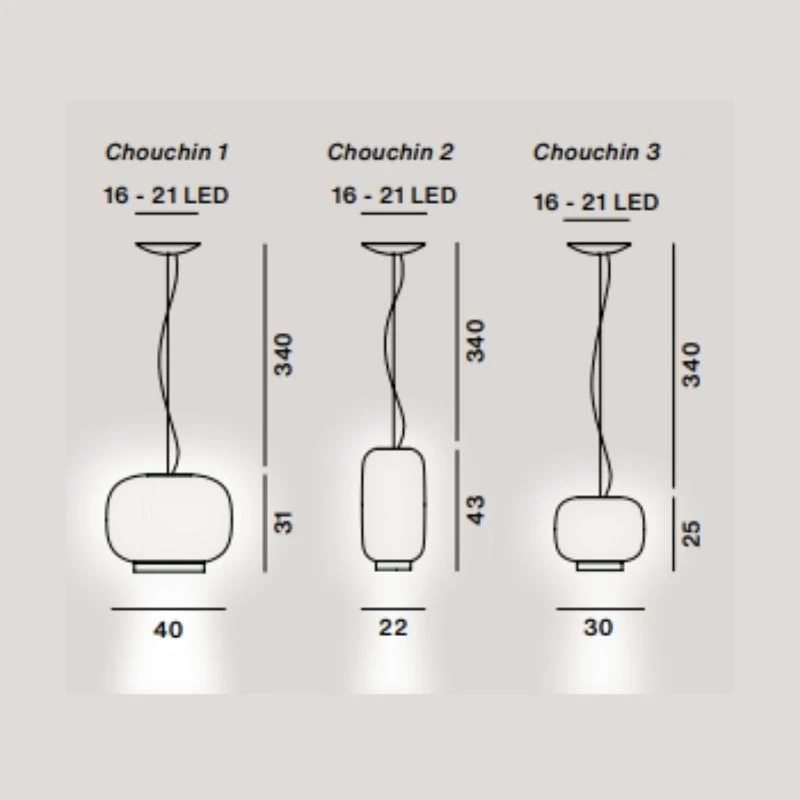 Foscarini Chouchin Bianco Pendant
