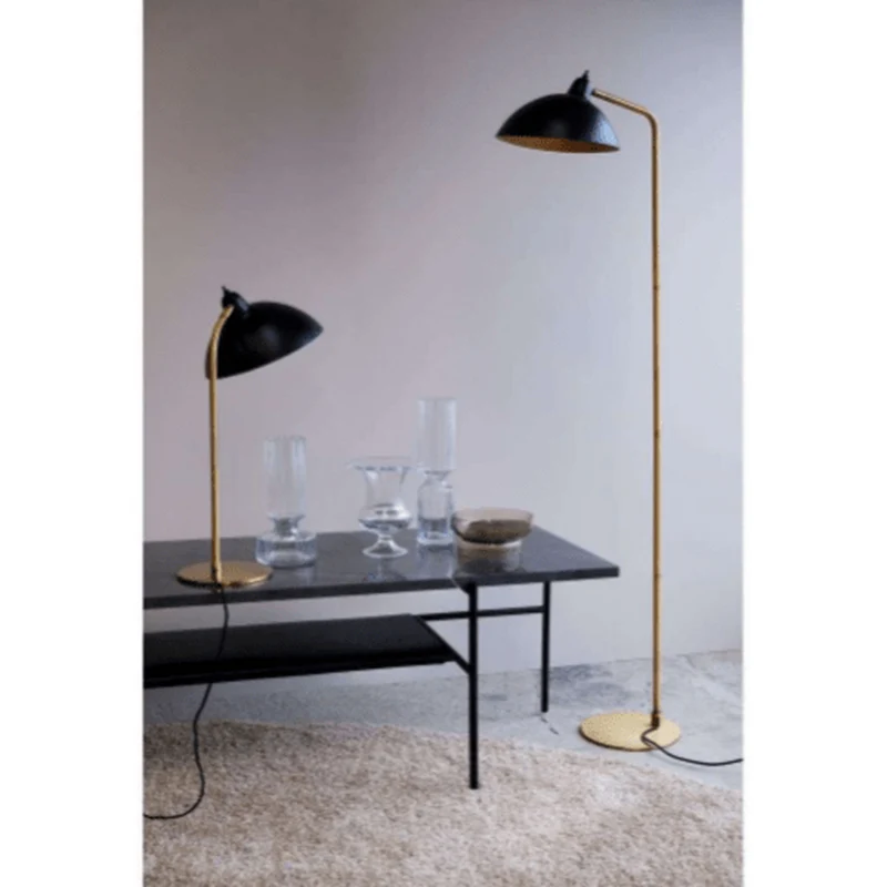 Lampadaire Metal Doré