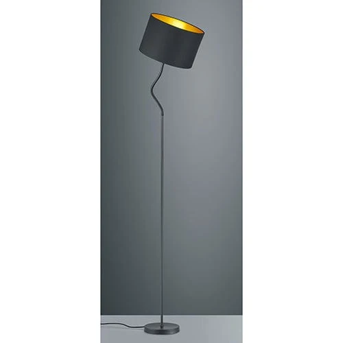 Lampadaire Noir Et Or