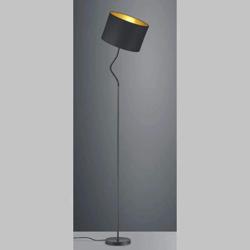 Lampadaire Noir Et Or