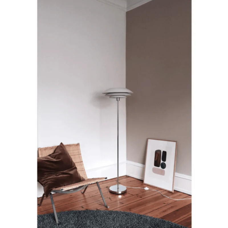Lampadaire Metal Blanc