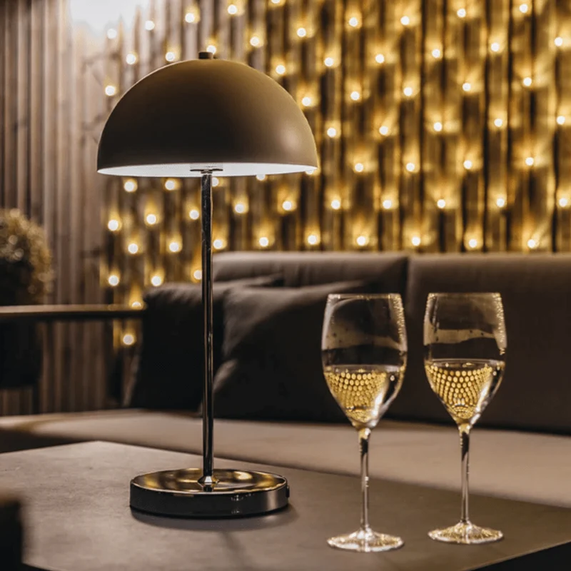 Lampe De Table Grise