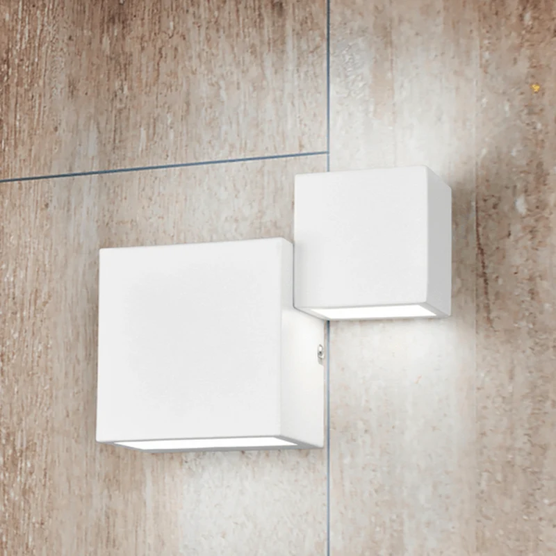Applique Murale Cube Blanc