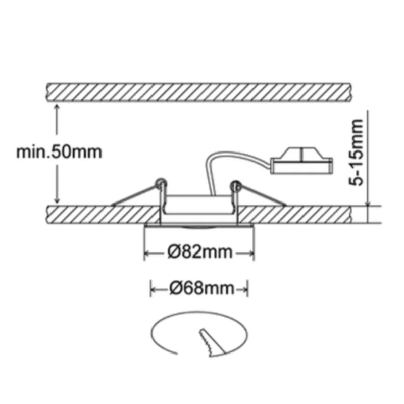 Spot Encastrable Extra Plat
