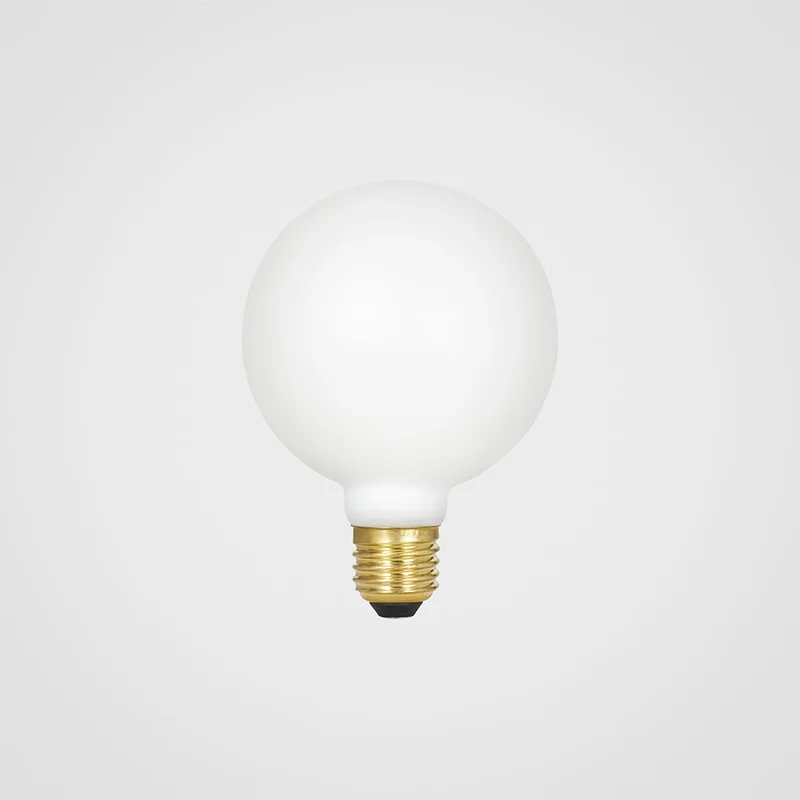Tala Sphere III E27 G100 Matte White - 600lm 2000K to 2800K - Dim to warm