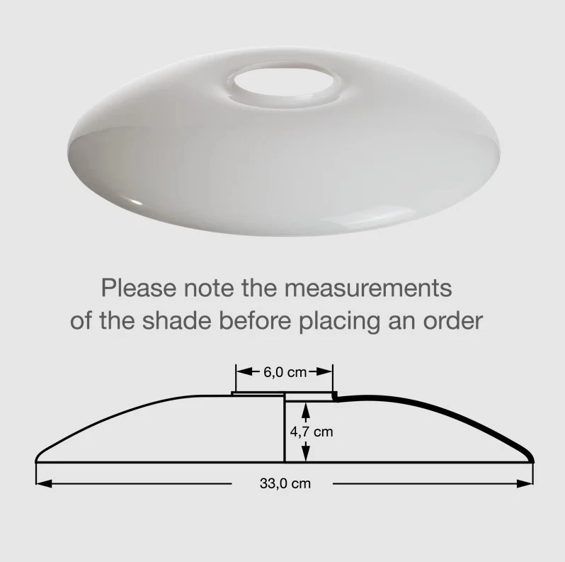 Louis Poulsen PH 3½ Glass Floor-Table Top Shade - Spare Part