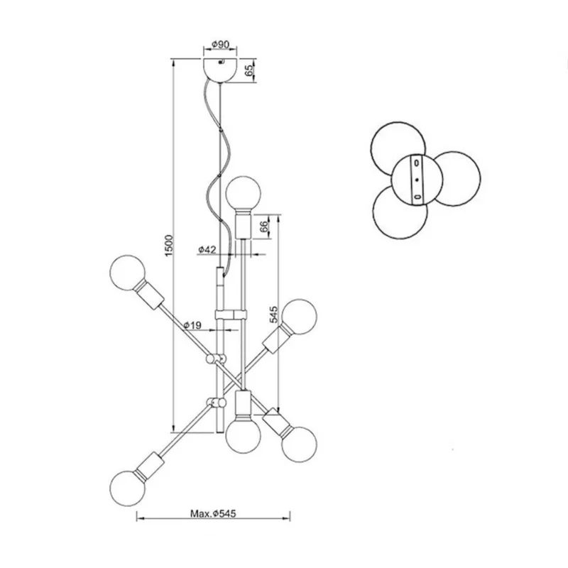 Suspension Salon Moderne