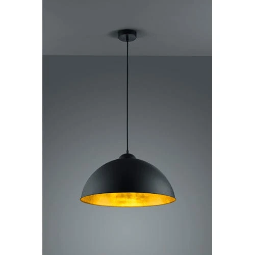 Lampe Suspension Orange Vintage