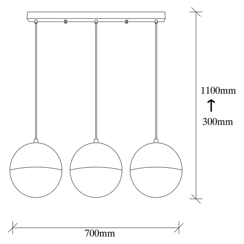 Suspension Boule De Verre