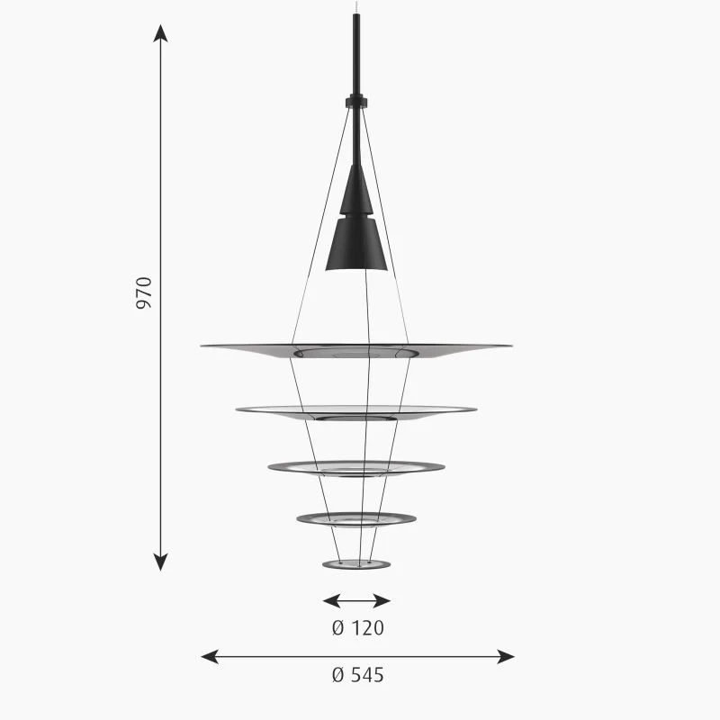 Louis Poulsen Enigma GU10 Pendant Lamp