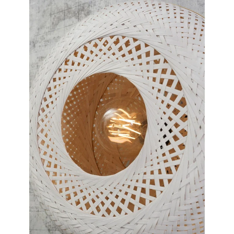 Plafonnier Bambou Blanc