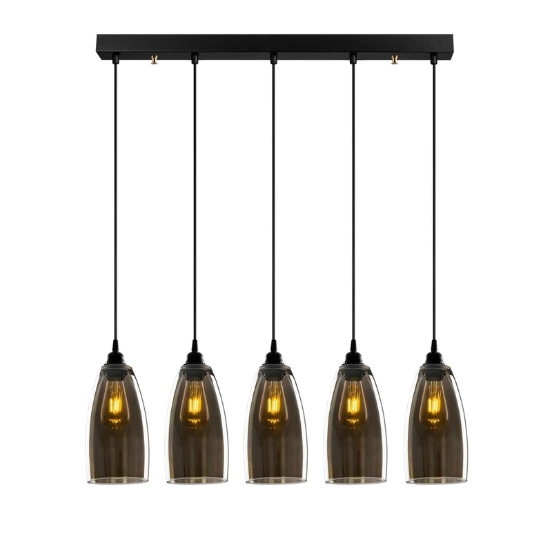 Lampe Suspension Verre Fumé