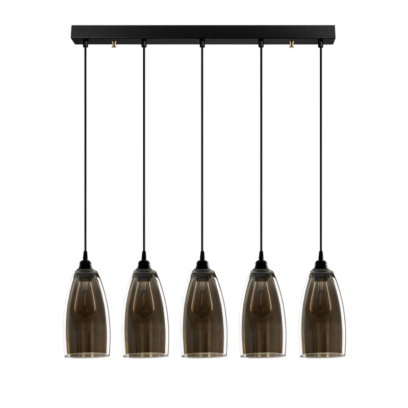 Lampe Suspension Verre Fumé