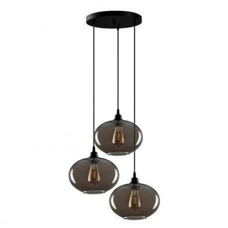 Suspension Luminaire Verre Fumé