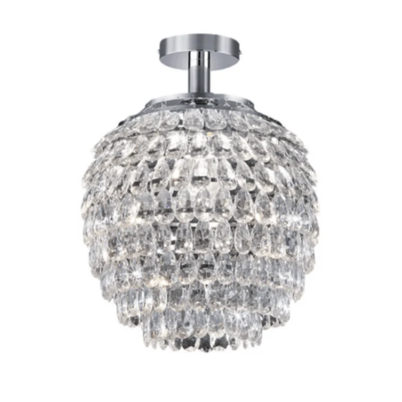 Plafonnier Boule Chrome