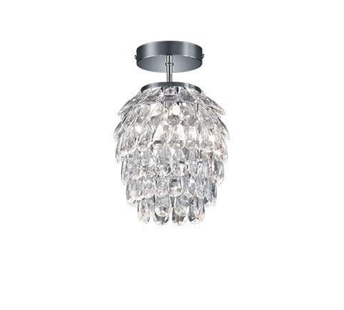 Plafonnier Chromé Design