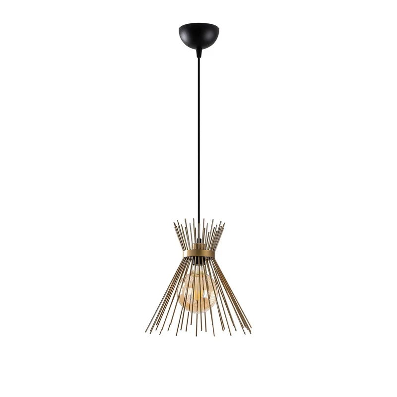 Luminaire Suspension Doré