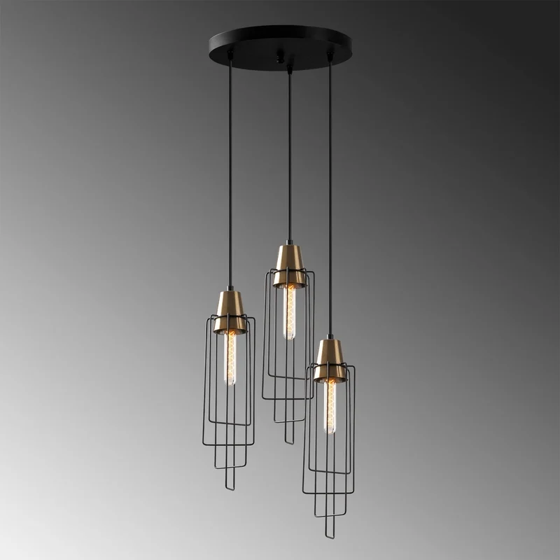 Suspension 3 Ampoules Vintage