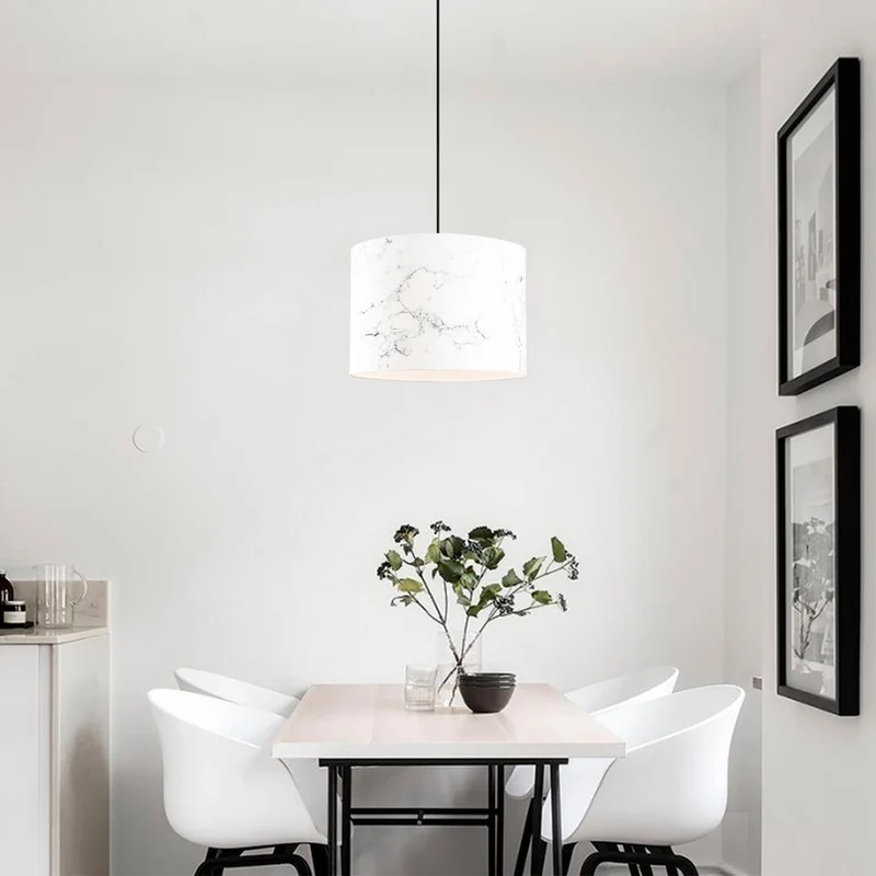 Suspension Marbre Blanc