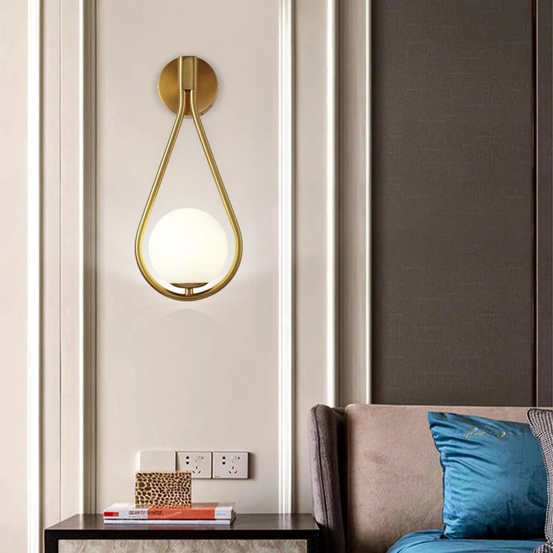 Luminaire Mural Or
