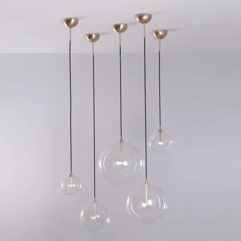 Schwung Glass Globe Pendant Lamp