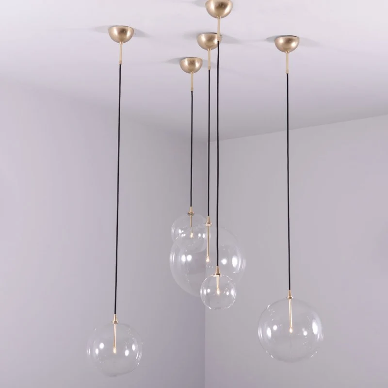 Schwung Glass Globe Pendant Lamp