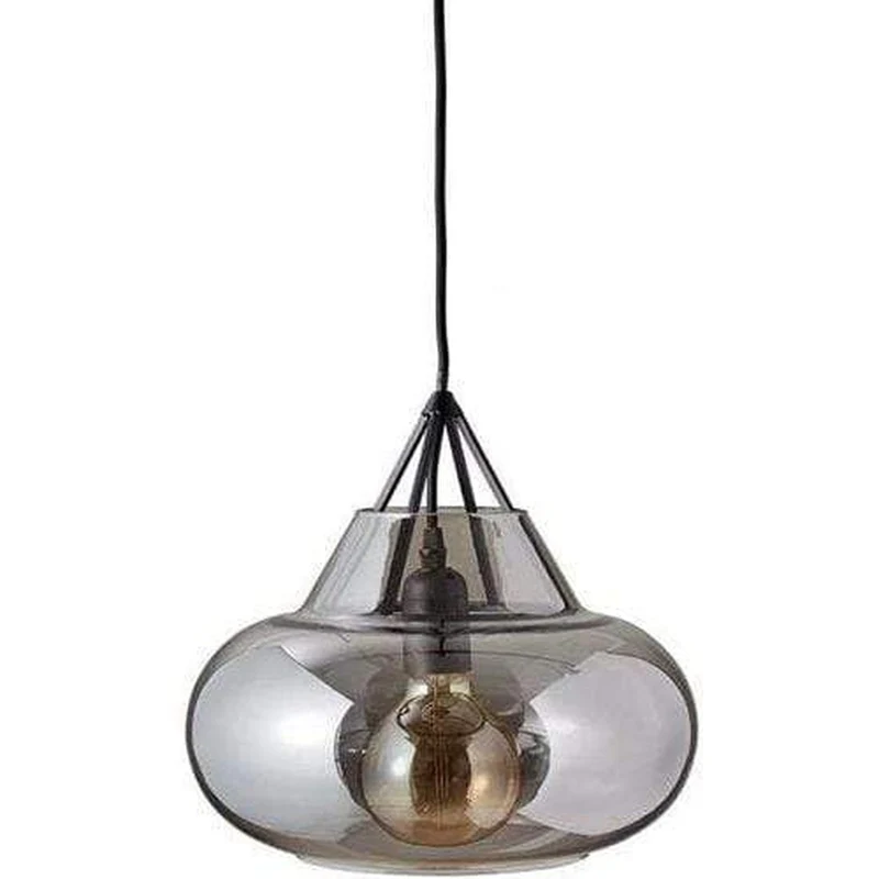 Suspension Verre Gris