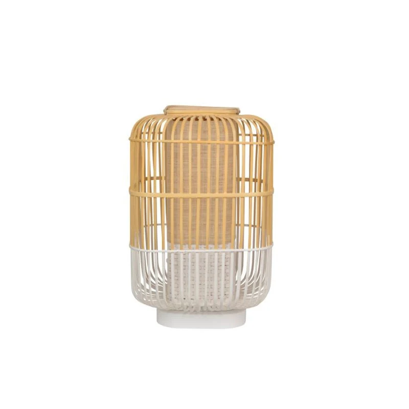 Forestier Bamboo Square Table Lamp and Lantern