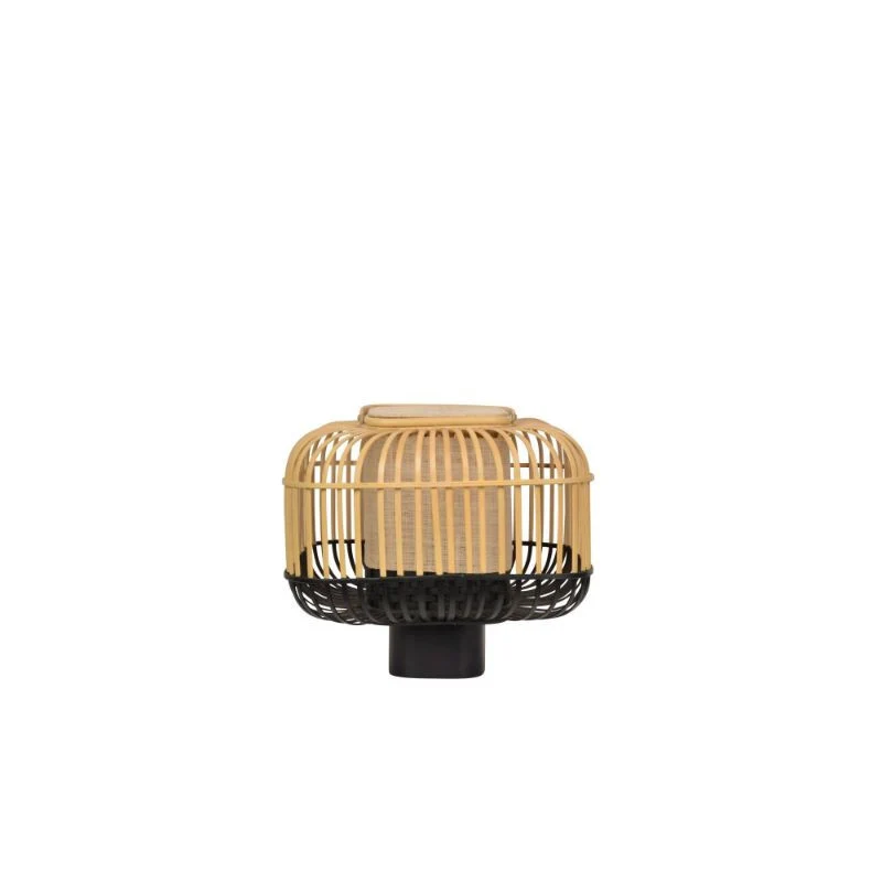 Forestier Bamboo Square Table Lamp and Lantern