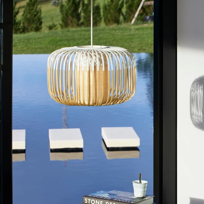 Forestier Bamboo Outdoor Pendant Lamp