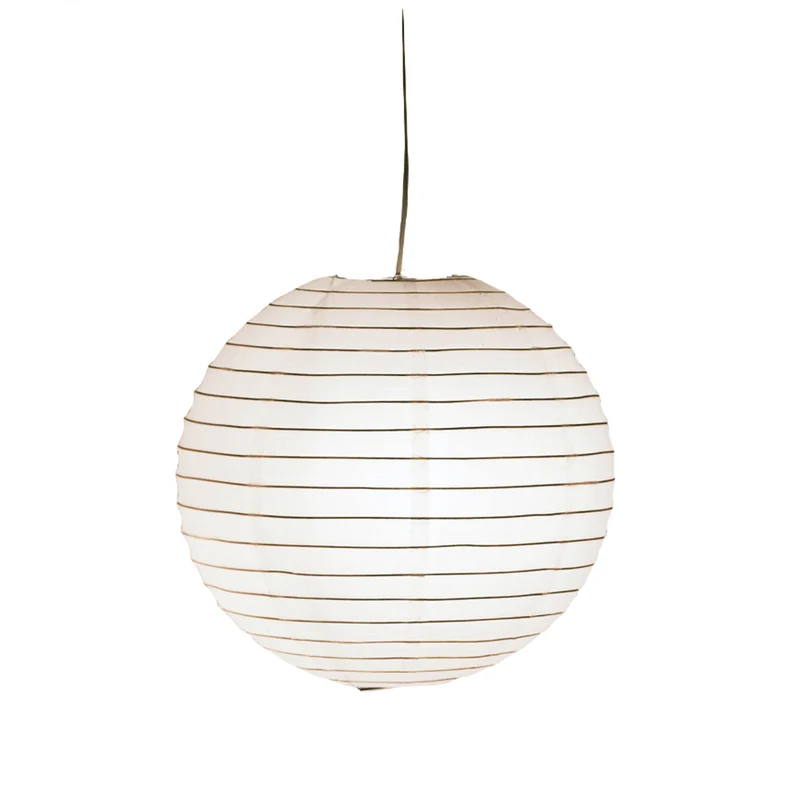 Suspension Boule Papier Blanc