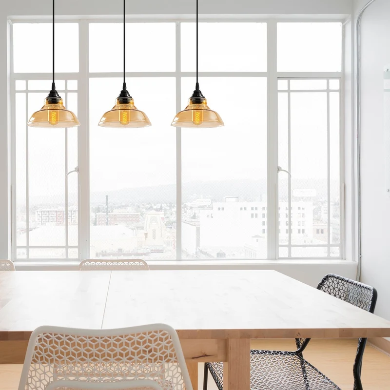 Suspension 3 Lampes Vintage