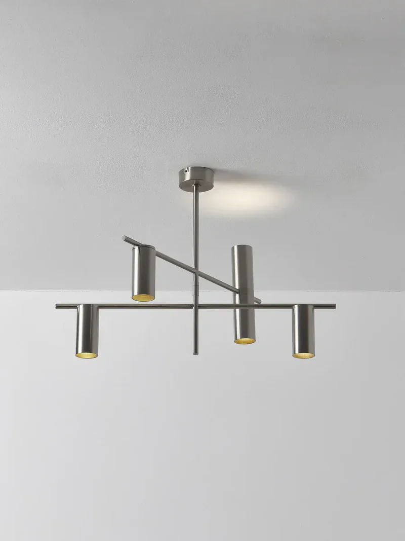 Plafonnier Métal Noir Design