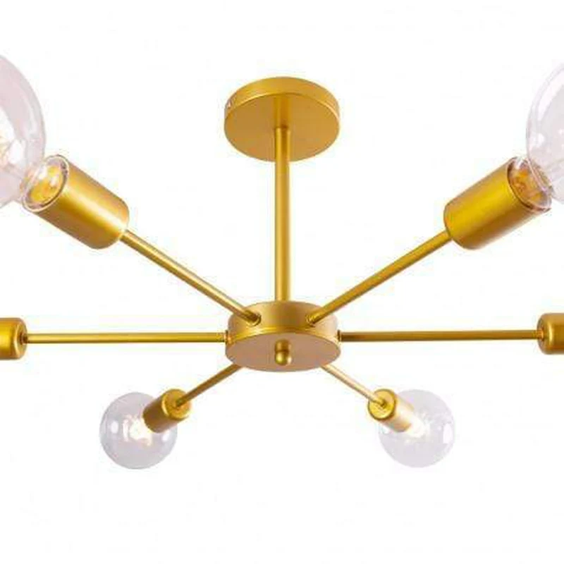 Plafonnier Métal Doré