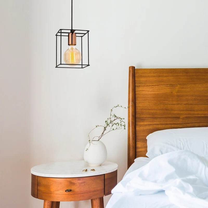 Suspension Boule Verre Vintage