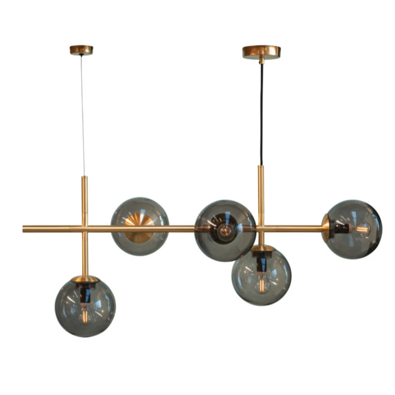Suspension Design Noir Et Or