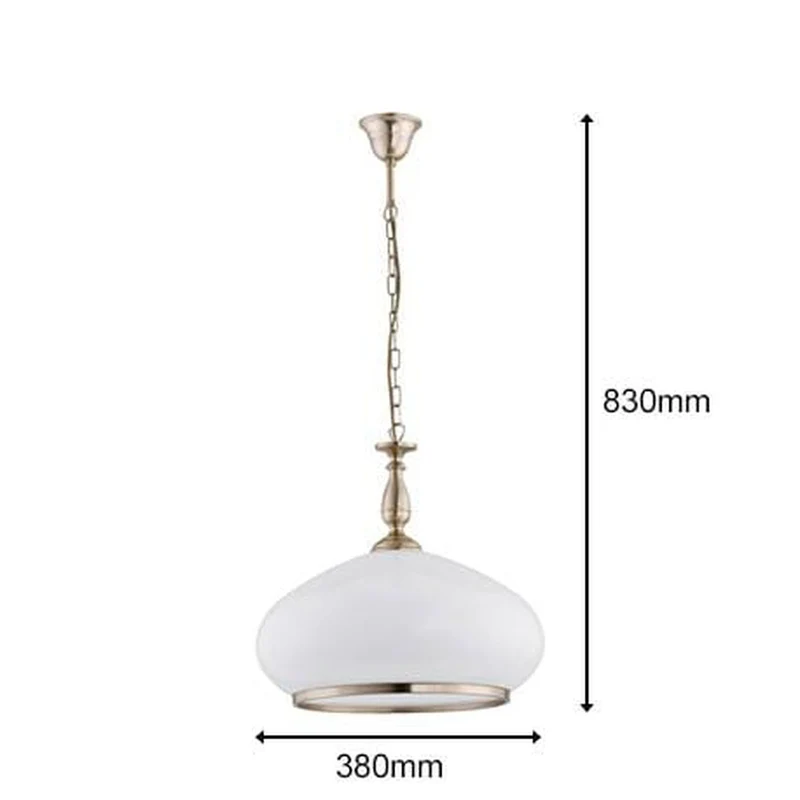 Suspension Boule Verre