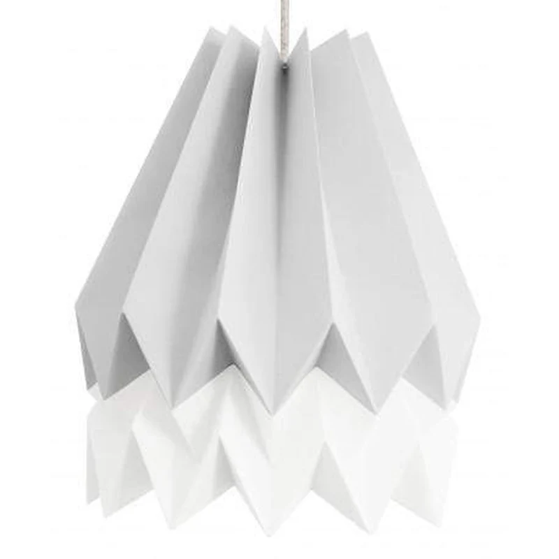 Suspension Gris Et Blanc
