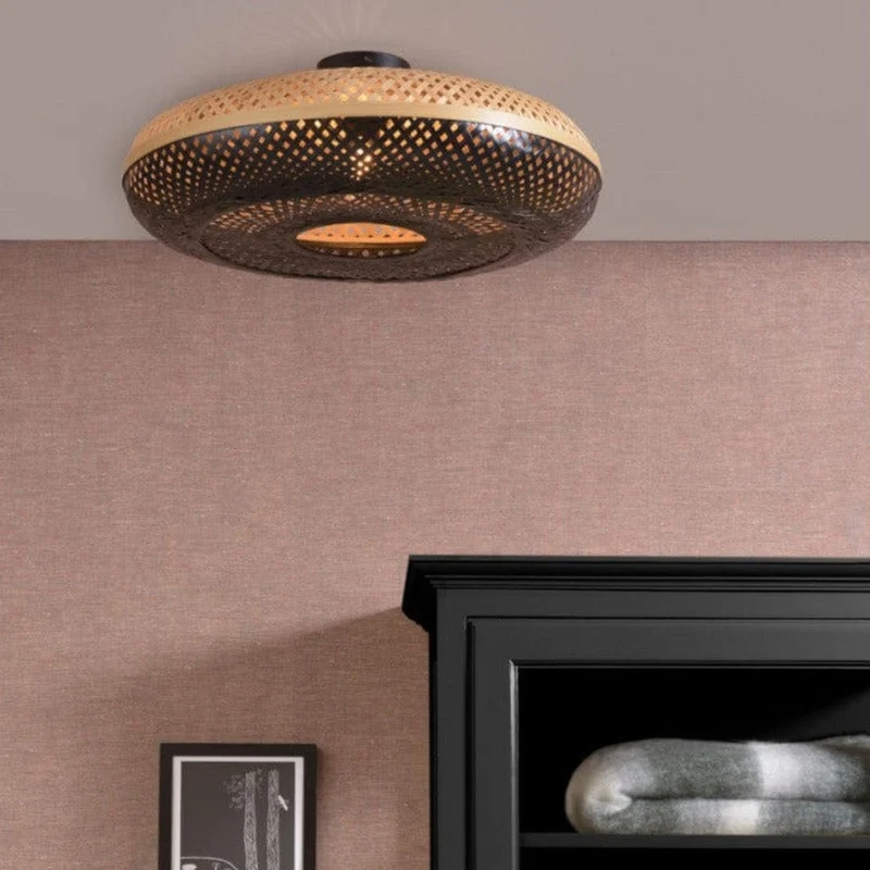 Luminaire Plafonnier Bambou