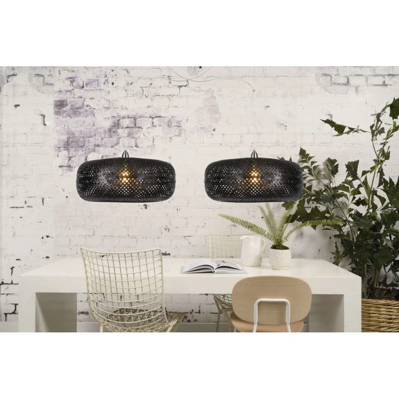 Luminaire Bambou Noir